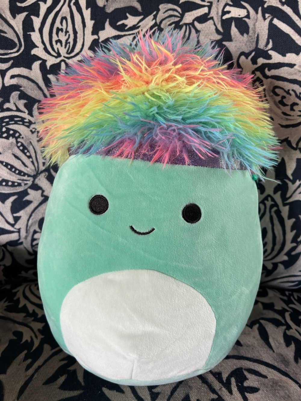 Squishmallow 12” Squish-Doos Rainbow Hair Dinosaur